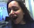 stupid girl eats unsweetened cocoa