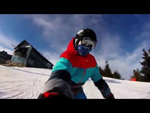 Катание на горных лыжах в Крынице