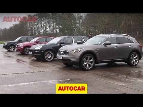 x6 - Spectacular 4x4 drag race. For reviews, videos and hi-res pics of these and other cars visit autocar.co.uk.