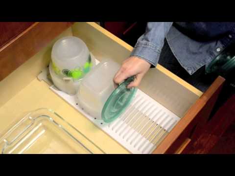 how to organize ziploc containers