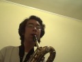 alto sax solo on bari los banditos by Quincy C. Hilliard