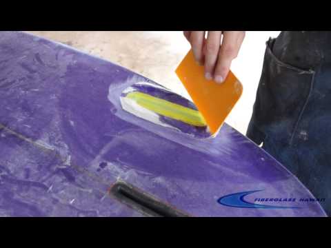 how to repair epoxy surfboard