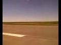 First flight of R C airplane Takeoff