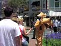 Pluto Chases Kid (Original and BENNY HILL Remix) FUNNY