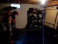 Parker and Chris sparring