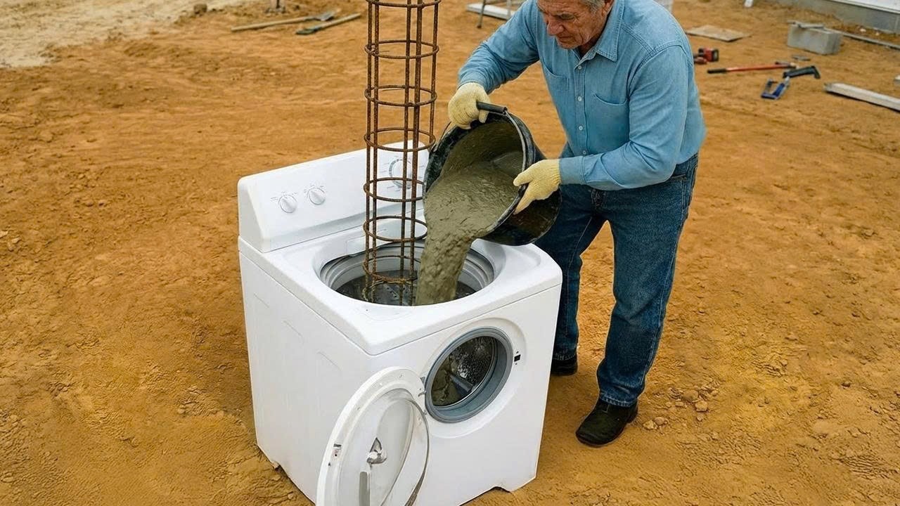 Genius Invention by a 60-Year-Old Plumber – Free Recycling Old Washing Machine Every Home Needs