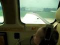 Josh takes off from Gwinnett County Airport aboard the Bonaza