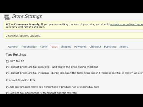 Installing and Setting up WP-eCommerce WordPress Plugin – Pt: 1