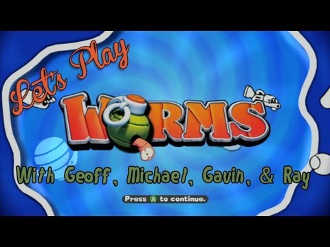 worms - Geoff, Gavin, Ray, and Michael go to war in Worms for the Xbox Live Arcade. Naughty names are forbidden.