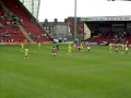 Solomon Taiwo Free Kick versus Crewe Alexandra 2009/2010