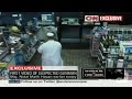 An owner of a 7-Eleven convenience store in Fort Hood, Texas, said Maj. Nidal Malik Hasan came in for coffee and hashbrowns most mornings, including the morning he allegedly shot dozens of soldiers. Surveillance video from the store obtained by CNN shows a man who, according to the store owner, is Hasan at the cashier's counter at about 6:20 am Thursday (7:20 am ET) -- about seven hours before the mass shooting -- carrying a beverage and dressed in traditional Arab garb. 