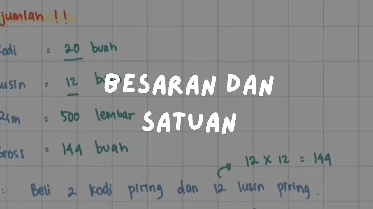 🦿 Langkah 006: Besaran dan Satuan | Fundamental Logika