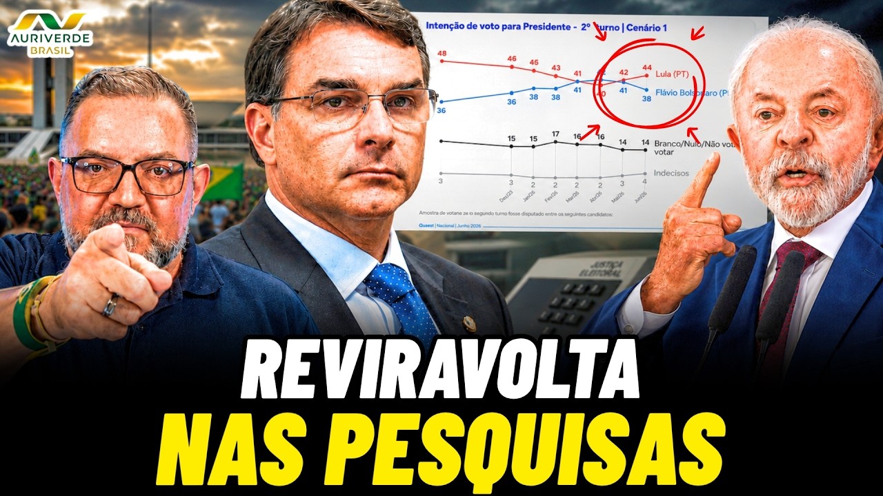 Lula tem 44% e Flávio 38% no segundo turno, diz Genial/Quaest