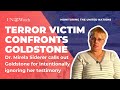 Disfigured Terror Victim Confronts Goldstone in U.N. Debate