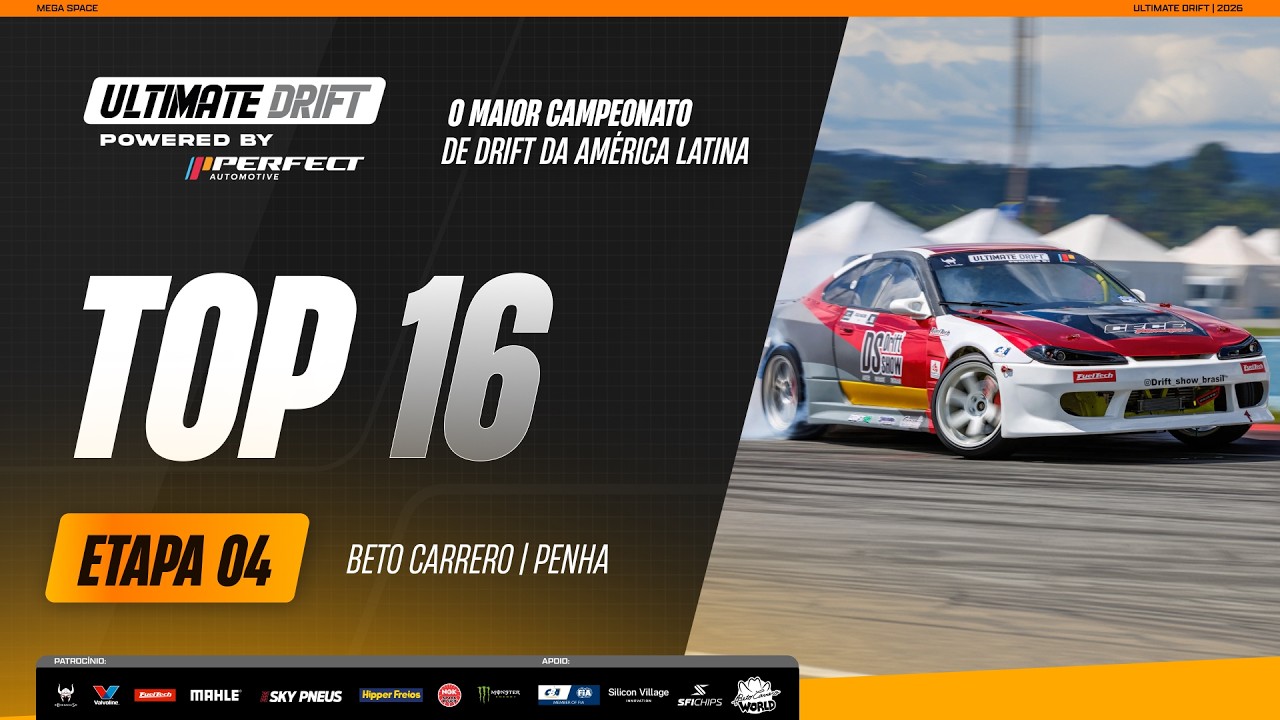 TOP 16 Ultimate Drift - 4ª Etapa - Beto Carrero 2026