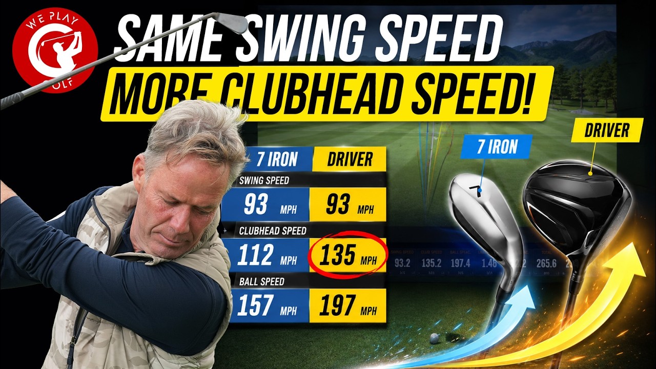 The Secret To More Clubhead Speed (Without Swinging Faster!)
