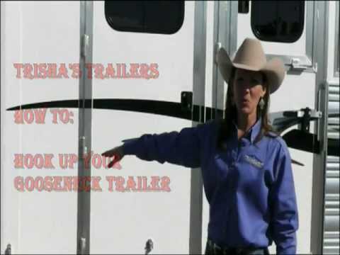 how to hitch up a horse trailer