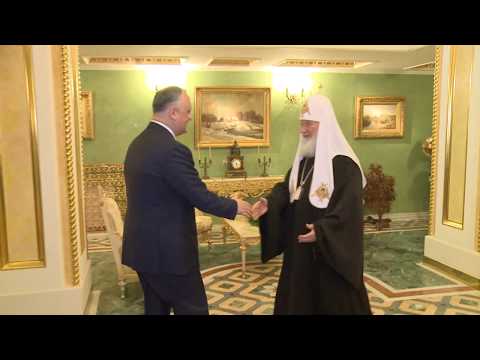 Președintele Republicii Moldova a avut o întrevedere cu Patriarhul Moscovei și al Întregii Rusii