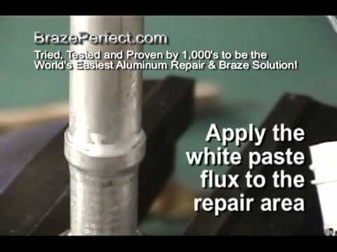 how to patch aluminum radiator