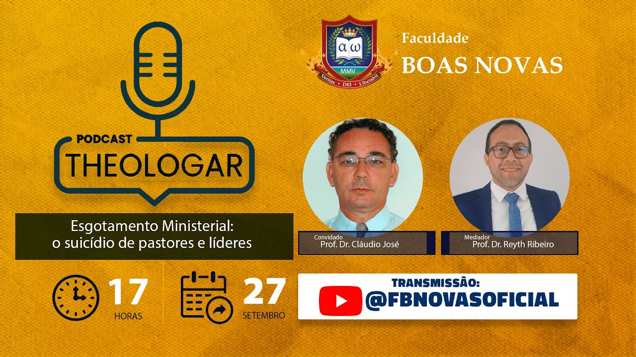 Podcast Theologar: Esgotamento Ministerial - O suicídio de pastores e líderes