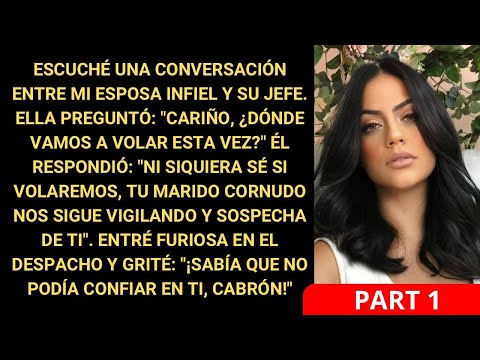 Escuché una conversación entre una esposa infiel y su jefe. «Cariño, ¿dónde vamos a volar esta vez?»