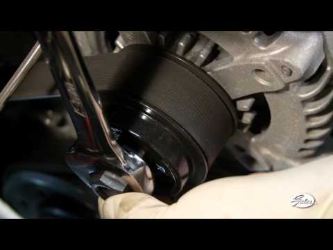 how to remove alternator pulley