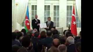 Turkish & Azeri Presidents Reciving Special Gay Medals