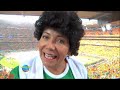 doña lucha en la inauguracion del mundial sudafrica