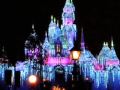 Disneyland at  night... Christmas time..