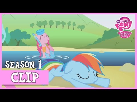 Rainbow Runs Off from Pinkie Pie “Griffon the Brush Off” 
