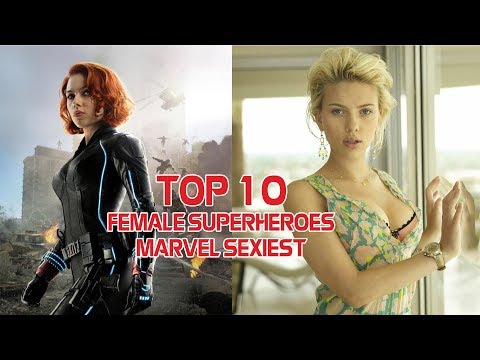 Top 10 female superheroes Marvel sexiest then and now Hot 2019