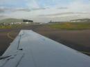 pushback, start-up, taxi and take-off onboard bmi regional embraer erj-145 g-rjxm from london heathrow to leeds bradford.