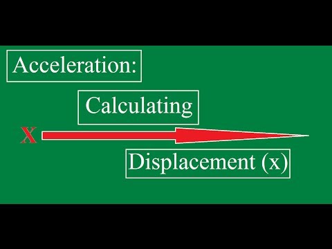 how to calculate displacement