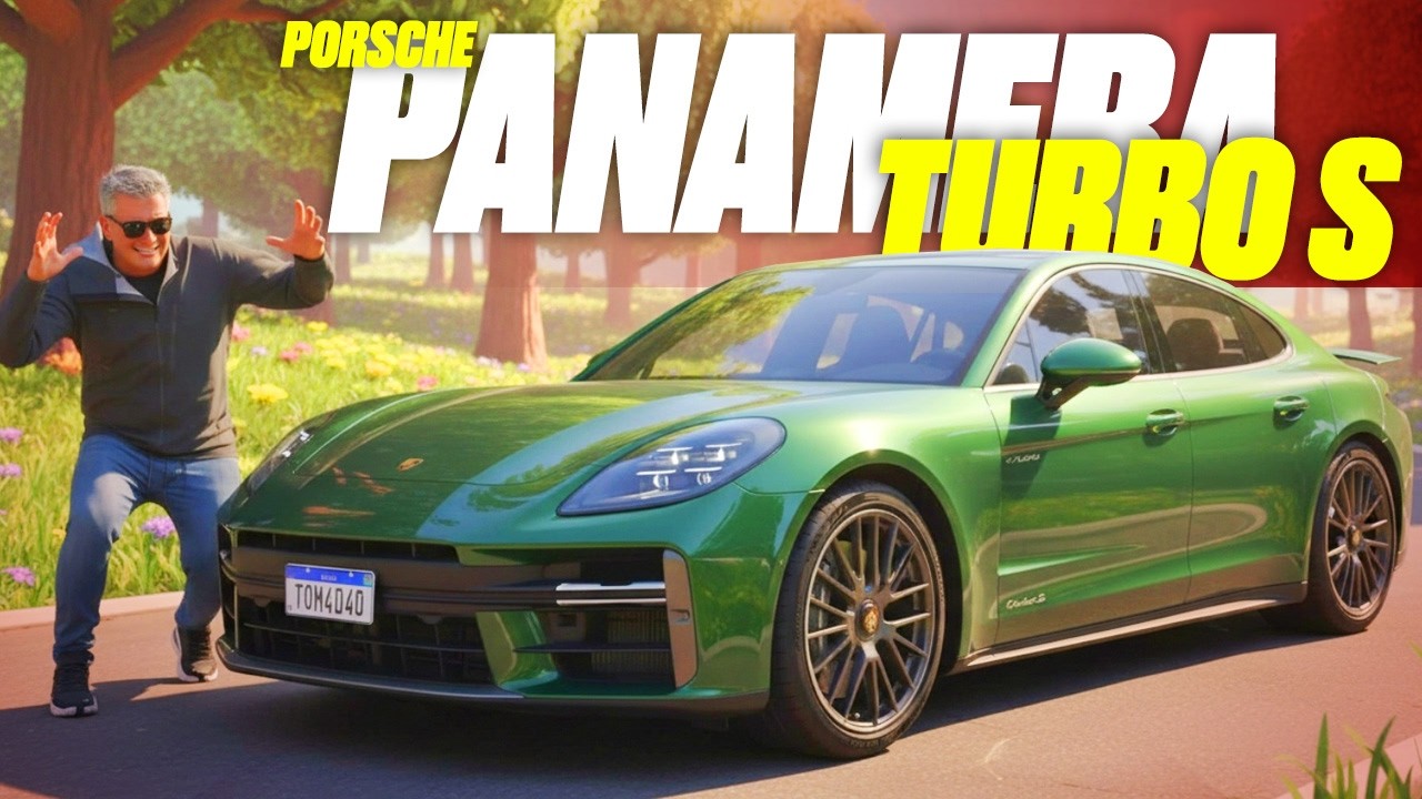 Porsche Panamera Turbo S - V8 + MOTOR ELÉTRICO = ABSURDO! E AINDA IGNORA CURVAS. VALE R$ 2 MILHÕES?