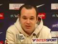 videos de Andrés Iniesta entrenado y en rueda de prensa