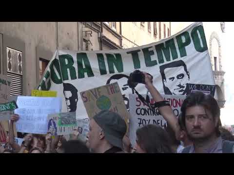 VIDEO - MANIFESTAZIONE A FIRENZE PER IL #FRIDAYFORFUTURE