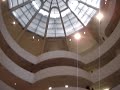 rotunda of the guggenheim museum in new york city, designed by frank lloyd wright