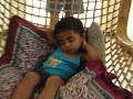He was already late for his siesta. He insisted on watching TV and within a few minutes he was caught napping !!! Filmed on Aug 23, 2009.