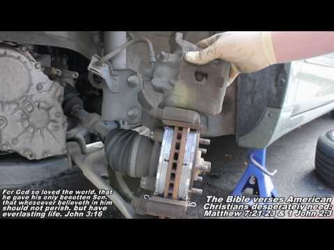 Front Brake Pads & Rotors “How to” 02-06 Nissan Altima