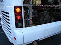 DETROIT DIESEL SERIES-60 Engine on an MCI J4500 TOUR BUS
