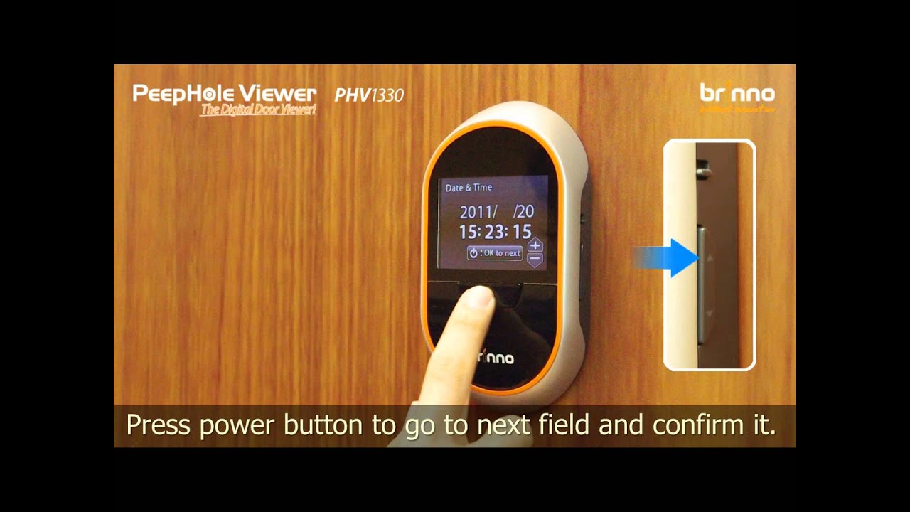 PHV133012 Digital Peephole Viewer w/ Memory video thumbnail