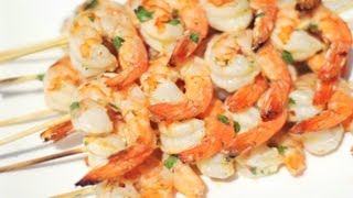 Gegrillte Riesengarnelen