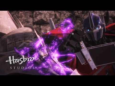 Transformers Prime - Optimus Prime Vs. Megatron