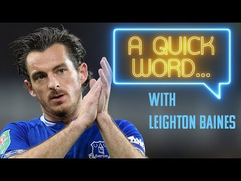 Video: A QUICK WORD: WORD ASSOCIATION WITH LEIGHTON BAINES!