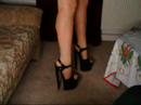 young lady in platform high heels young lady in platform high heels