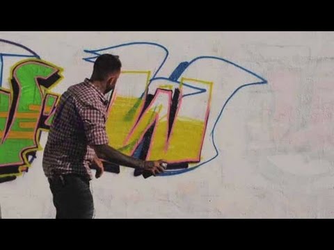 how to draw the letter v in graffiti