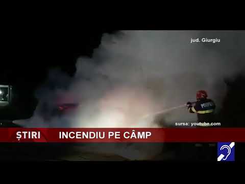 Incendiu de vegetație, de la o țeavă de eșapament