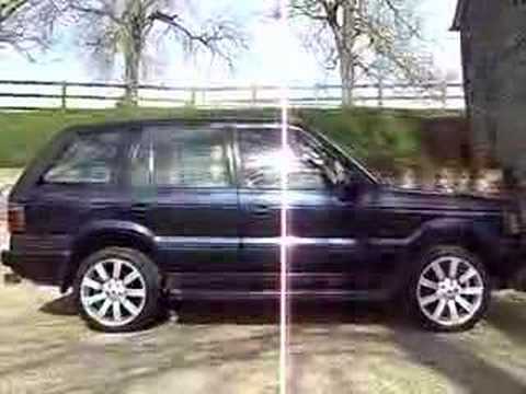 Range Rover P38 Air Suspension A quick demonstration of the air suspension