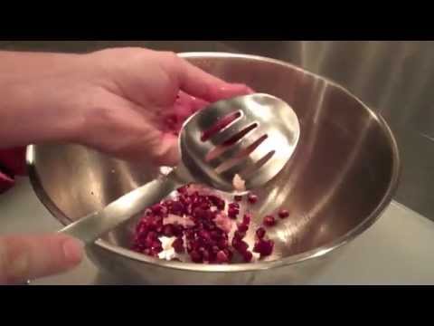 How to seed a pomegranate