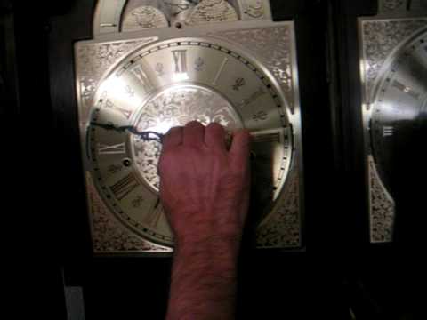 how to repair grandfather clock